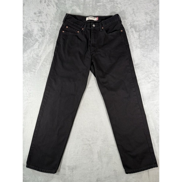 Levis 550 Jeans Mens 32x30 Black Denim Relaxed Fit - Picture 1 of 14